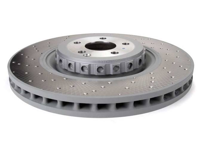 Mercedes Disc Brake Rotor - Front (390mm) (Cross-Drilled)